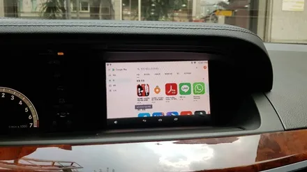 [분당 벤츠 전문점] 벤츠 W221 S클래스 S500L 해외 직수입 국산 구글공식인증 안드로이드 카블릿 M2C200 셋탑 내비게이션, 스포츠 페달 교체 / 성남 분당구 정자동