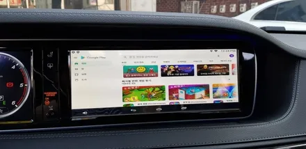 [분당 벤츠 전문점] 벤츠 S클래스 W222 S350 안드로이드 카블릿 M2C200 셋탑 네비게이션 및 AUX 코딩 설치 작업 / 성남 분당구 정자동