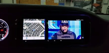 [분당 벤츠 전문점] 벤츠 S클래스 W222 S63 AMG 국산 고해상도(1440 * 540)인터페이스 적용 안드로이드 카블릿 M2C200A PLUS 설치 및 AUX생성 코딩 작업 / 성남 분당구 정자동