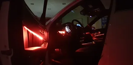 [분당벤츠전문점] 벤츠 E클래스 W212 E350 순정12색 엠비언트 변경 작업(멀티컬러 적용) / 성남 분당구 정자동
