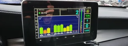 분당벤츠전문점 카알터 GLC350e 사이드미러 프레임파손 교체 사각지대개선 옵틱글래스 광각미러교체 국산 안드로이드 M2C200 AUX코딩 순정GPS연동 LTE 무선 WiFi / 성남 분당구 정자동