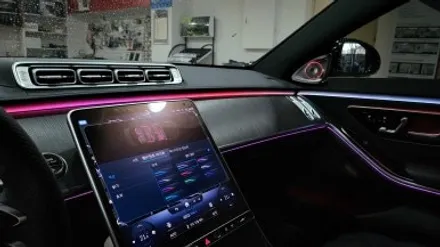 분당 벤츠전문 카알터 W223 S400d 액티브엠비엄트 4d전동트위터 옵틱글래스 광각사이드미러 교체 레트로핏 1인시공 / 성남 분당구 정자동