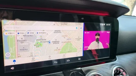 벤츠 W213 E300 순정 엠비언트 고장수리 터치모니터변경 국산 안드로이드 M2C200APLUS USBAUX 순정GPS연동 무선 LTE WiFi 분당 판교 벤츠전문 카알터 / 성남 분당구 정자동