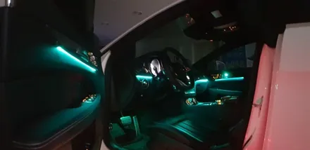 [분당벤츠전문점] 벤츠 CLS W218 CLS400 2017년식 순정 3색 엠비언트를 순정 12색 멀티컬러 엠비언트 시공작업 / 성남 분당구 정자동