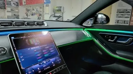 분당 벤츠전문 카알터 W223 S400d 액티브엠비엄트 4d전동트위터 옵틱글래스 광각사이드미러 교체 레트로핏 1인시공 / 성남 분당구 정자동