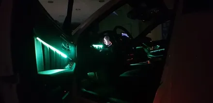 [분당벤츠전문점] 벤츠 E클래스 W212 E350 순정12색 엠비언트 변경 작업(멀티컬러 적용) / 성남 분당구 정자동