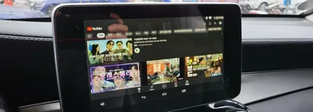 분당벤츠전문점 카알터 GLC350e 사이드미러 프레임파손 교체 사각지대개선 옵틱글래스 광각미러교체 국산 안드로이드 M2C200 AUX코딩 순정GPS연동 LTE 무선 WiFi / 성남 분당구 정자동
