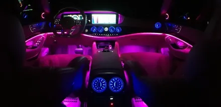 [분당벤츠전문점] 벤츠 S클래스 W222 S63 AMG 2018년식 신형개조 부메스터 3D전동 트위터 1열 송풍구 엠비언트 교체 2열 송풍구 엠비언트 교체 / 성남 분당구 정자동