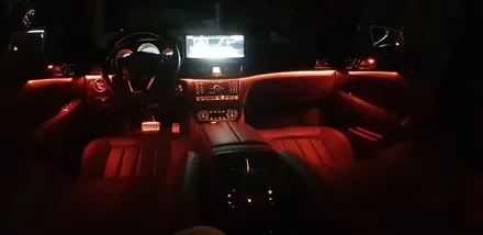 [분당벤츠전문점] 벤츠 CLS W218 CLS400 2017년식 순정 3색 엠비언트를 순정 12색 멀티컬러 엠비언트 시공작업 / 성남 분당구 정자동