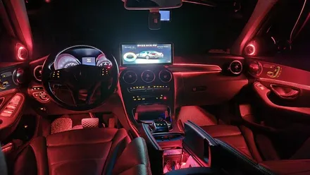 분당벤츠전문점 카알터 C클래스 W205 C220 국산 12.3인치 모니터교체 M2C200PLUS AUX코딩 순정GPS연동 순정64색변경 부메스터 전동트위터 데쉬보드 엠비언트 / 성남 분당구 정자동