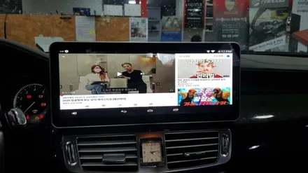 [분당 벤츠 전문점] 벤츠 W218 2012년식 CLS350 현대모비스 NTG-2540 탈거 (내구성 떨어지는 중국산과 비교불가)순수국산 안드로이드 카블릿 M2C-200셋탑 네비게 / 성남 분당구 정자동