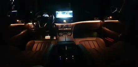 [분당벤츠전문점] 벤츠 CLS W218 CLS400 2017년식 순정 3색 엠비언트를 순정 12색 멀티컬러 엠비언트 시공작업 / 성남 분당구 정자동