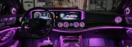 분당벤츠전문점 카알터 S클래스 S350d 중고차 신차만들기 M2C200플러스 국산 고해상도 인터페이스 휴대용무선 WiFi (통신비무료) 순정GPS연동 케이블 순정오디오 AUX코딩 / 성남 분당구 정자동