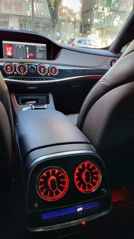 벤츠 W222 S350d 터치 내비게이션 NV700 안드로이드 3D 전동트위터 송풍구엠비언트 풀셋트 1인시공 / 성남 분당구 정자동