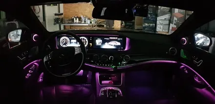 [분당벤츠전문점] 벤츠 W222 S500 아이나비 QXD5000+커넥티드 프로+신형 에너팩 프로12A 보조배터리 설치, 순정 옵션에서 제외된 순정형 3D부메스터 전동트위터 설치 / 성남 분당구 정자동