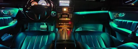 분당벤츠전문점 카알터 E클래스 W212 E300 순정 12색 엠비언트 변경 광량 업그레이드 멀티컬러 / 성남 분당구 정자동