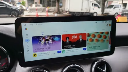 벤츠 GLA200 핸들열선 모니터고장 국산 모니터교체 안드로이드 NV700 내비게이션 카플레이 안드로이드오토 AUX코딩 HD 후방카메라교체 / 성남 분당구 정자동