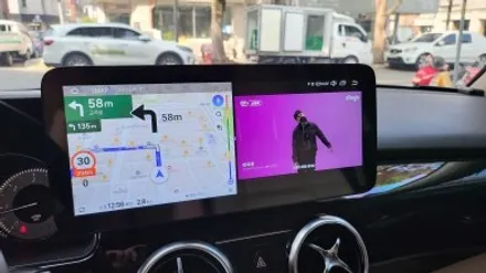 벤츠 GLK 모니터 후방카메라 고장 국산 와이드모니터교체 안드로이드 NV700 AUX코딩 HD 후방카메라교체 / 성남 분당구 정자동