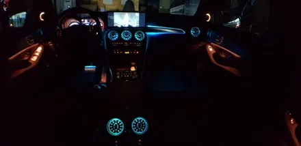 [분당벤츠전문점] 벤츠 X253 GLC300쿠페 M2C200A플러스 국산 12.3인치모니터 교체 AUX코딩 순정 GPS파크라케이블 휴대용 WiFi기기설치 순정 64색변경 엠비언트 / 성남 분당구 정자동