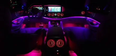 [분당벤츠전문점] 벤츠 S클래스 W222 S63 AMG 2018년식 신형개조 부메스터 3D전동 트위터 1열 송풍구 엠비언트 교체 2열 송풍구 엠비언트 교체 / 성남 분당구 정자동