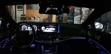 [분당벤츠전문점] 벤츠 W222 S500 아이나비 QXD5000+커넥티드 프로+신형 에너팩 프로12A 보조배터리 설치, 순정 옵션에서 제외된 순정형 3D부메스터 전동트위터 설치 / 성남 분당구 정자동
