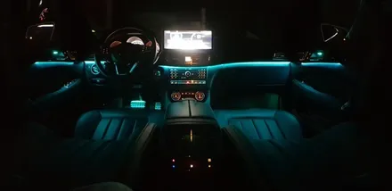 [분당벤츠전문점] 벤츠 CLS W218 CLS400 2017년식 순정 3색 엠비언트를 순정 12색 멀티컬러 엠비언트 시공작업 / 성남 분당구 정자동