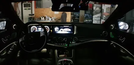 [분당벤츠전문점] 벤츠 W222 S500 아이나비 QXD5000+커넥티드 프로+신형 에너팩 프로12A 보조배터리 설치, 순정 옵션에서 제외된 순정형 3D부메스터 전동트위터 설치 / 성남 분당구 정자동