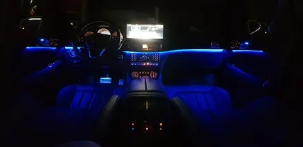 [분당벤츠전문점] 벤츠 CLS W218 CLS400 2017년식 순정 3색 엠비언트를 순정 12색 멀티컬러 엠비언트 시공작업 / 성남 분당구 정자동