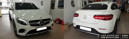 [분당 벤츠 전문점] 벤츠 W253 GLC클래스 GLC300 쿠페 순정형 송풍구 엠비언트 LED교체 및 부메스터 ST 3D전동 트위터 교체 작업 / 성남 분당구 정자동