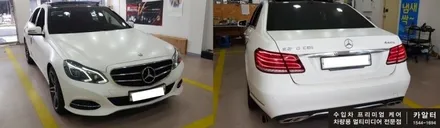 [분당 벤츠 전문점] 벤츠 W212 E250 순정 3색 엠비언트를 순정 12색 엠비언트 멀티컬러 적용 光량 5배 UPUP ~~ 순정방식 그대로~~ 변경 작업 / 성남 분당구 정자동