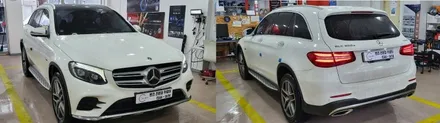분당벤츠전문점 카알터 GLC350e 사이드미러 프레임파손 교체 사각지대개선 옵틱글래스 광각미러교체 국산 안드로이드 M2C200 AUX코딩 순정GPS연동 LTE 무선 WiFi / 성남 분당구 정자동