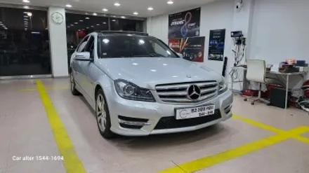 벤츠 2012 W204 C220 M2C200PLUS 모니터교체 후방카메라교체 옵틱글래스 광각 사이드미러교체 야간작업 / 성남 분당구 정자동