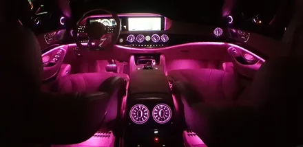 [분당벤츠전문점] 벤츠 S클래스 W222 S63 AMG 2018년식 신형개조 부메스터 3D전동 트위터 1열 송풍구 엠비언트 교체 2열 송풍구 엠비언트 교체 / 성남 분당구 정자동