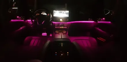 [분당벤츠전문점] 벤츠 CLS W218 CLS400 2017년식 순정 3색 엠비언트를 순정 12색 멀티컬러 엠비언트 시공작업 / 성남 분당구 정자동