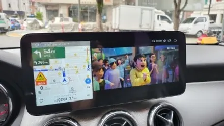벤츠 GLA200 핸들열선 모니터고장 국산 모니터교체 안드로이드 NV700 내비게이션 카플레이 안드로이드오토 AUX코딩 HD 후방카메라교체 / 성남 분당구 정자동