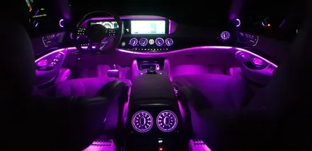 [분당벤츠전문점] 벤츠 S클래스 W222 S63 AMG 2018년식 신형개조 부메스터 3D전동 트위터 1열 송풍구 엠비언트 교체 2열 송풍구 엠비언트 교체 / 성남 분당구 정자동