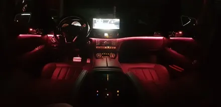 [분당벤츠전문점] 벤츠 CLS W218 CLS400 2017년식 순정 3색 엠비언트를 순정 12색 멀티컬러 엠비언트 시공작업 / 성남 분당구 정자동