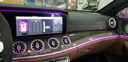[분당 벤츠 전문점] 벤츠 E클래스 W213 E63 AMG 아이나비 QXD5000 커넥티드 프로, 에너팩프로 보조배터리, 부메스터 3D전동 트위터, 전면&리어 송풍구 엠비언트 / 성남 분당구 정자동