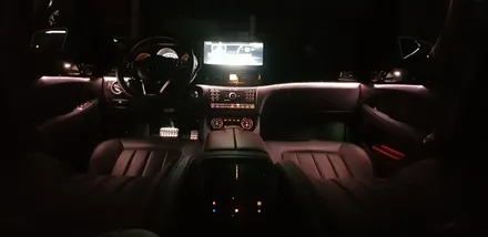 [분당벤츠전문점] 벤츠 CLS W218 CLS400 2017년식 순정 3색 엠비언트를 순정 12색 멀티컬러 엠비언트 시공작업 / 성남 분당구 정자동