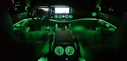 [분당벤츠전문점] 벤츠 S클래스 W222 S63 AMG 2018년식 신형개조 부메스터 3D전동 트위터 1열 송풍구 엠비언트 교체 2열 송풍구 엠비언트 교체 / 성남 분당구 정자동