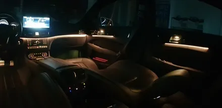 [분당벤츠전문점] 벤츠 CLS W218 CLS400 2017년식 순정 3색 엠비언트를 순정 12색 멀티컬러 엠비언트 시공작업 / 성남 분당구 정자동