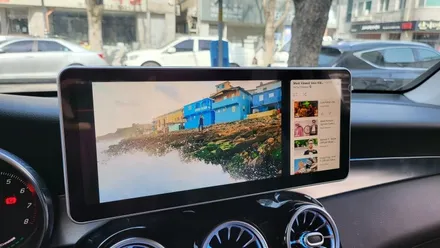 GLC350e 국산12.3 모니터교체 M2C200PLUS AUX코딩 순정GPS연동 파크라케이블 순정버튼 통풍시트 순정64색 엠비언트변경 데쉬보드엠비언트 송풍구엠비언트 / 성남 분당구 정자동