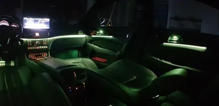 [분당벤츠전문점] 벤츠 CLS W218 CLS400 2017년식 순정 3색 엠비언트를 순정 12색 멀티컬러 엠비언트 시공작업 / 성남 분당구 정자동