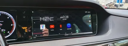 분당벤츠전문점 카알터 S클래스 S350d 중고차 신차만들기 M2C200플러스 국산 고해상도 인터페이스 휴대용무선 WiFi (통신비무료) 순정GPS연동 케이블 순정오디오 AUX코딩 / 성남 분당구 정자동