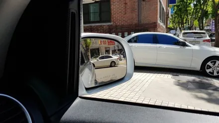 [분당벤츠전문점] 벤츠 W164 2008년식 안전운전 필수품 옵틱글래스 광각미러 교체 / 성남 분당구 정자동