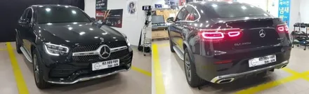 [분당벤츠전문점] 벤츠 GLC C253 GLC220d 쿠페 2021년식 미드레인지 커버 부메스터 엠비언트 커버교체 / 성남 분당구 정자동