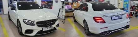[분당벤츠전문점] 벤츠 E클래스 W213 E53 AMG 2019년식 국산 안드로이드 카블릿 M2C200플러스 순정GPS연동 파크라케이블 국산USB AUX 휴대용 무선 WiFi기기 / 성남 분당구 정자동