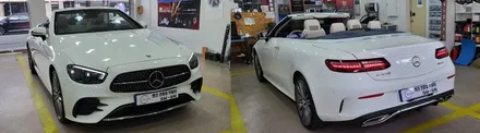 분당벤츠전문점 카알터 A238 E클래스 E450 카브리올레 2022년식 국산 안드로이드 카블릿 M2C200플러스 순정GPS연동 파크라케이블 국산USB AUX 휴대용 무선 WiFi기 / 성남 분당구 정자동