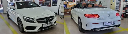 분당벰츠전문점 카알터 C200 카브리올레 순정3색 엠비언트 순정 64색 엠비언트 변경 (멀티걸러) 순정그대로 사용됨!!! A205 C클래스 / 성남 분당구 정자동