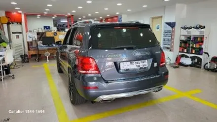 벤츠 2015 X204 GLK220 프리미어 M2C200A 모니터교체 공임작업 + AUX코딩 순정GPS연동 파크라케이블 무선 LTE WiFi 라우터 / 성남 분당구 정자동